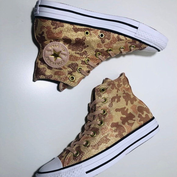 Converse Ctas Hi Top Particle Beige/Cameo Brown - Picture 7 of 8